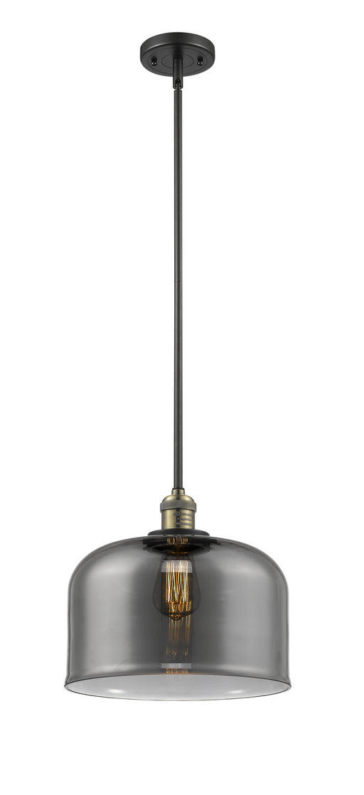 Innovations - 201S-BAB-G73-L-LED - LED Mini Pendant - Franklin Restoration - Black Antique Brass