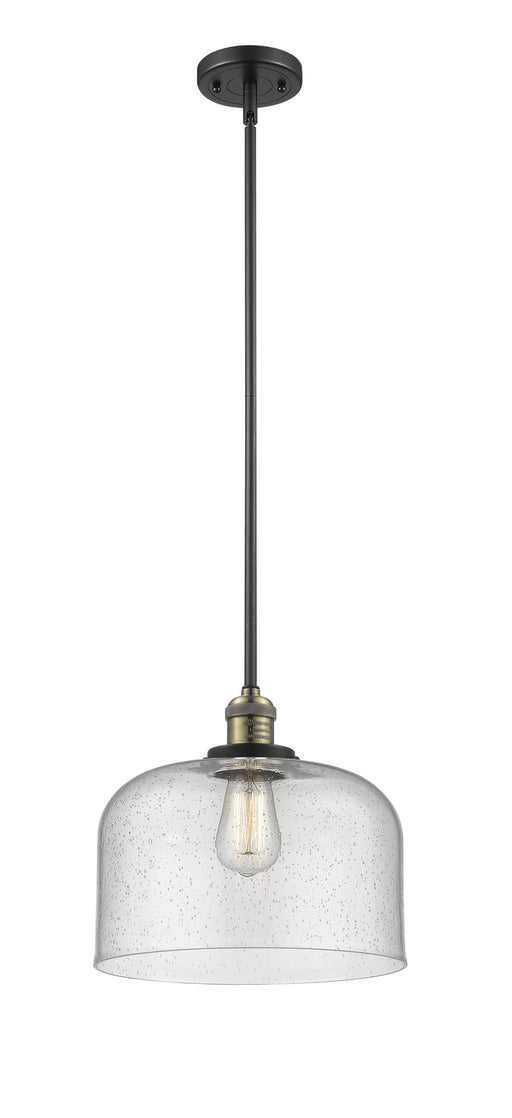 Innovations - 201S-BAB-G74-L-LED - LED Mini Pendant - Franklin Restoration - Black Antique Brass