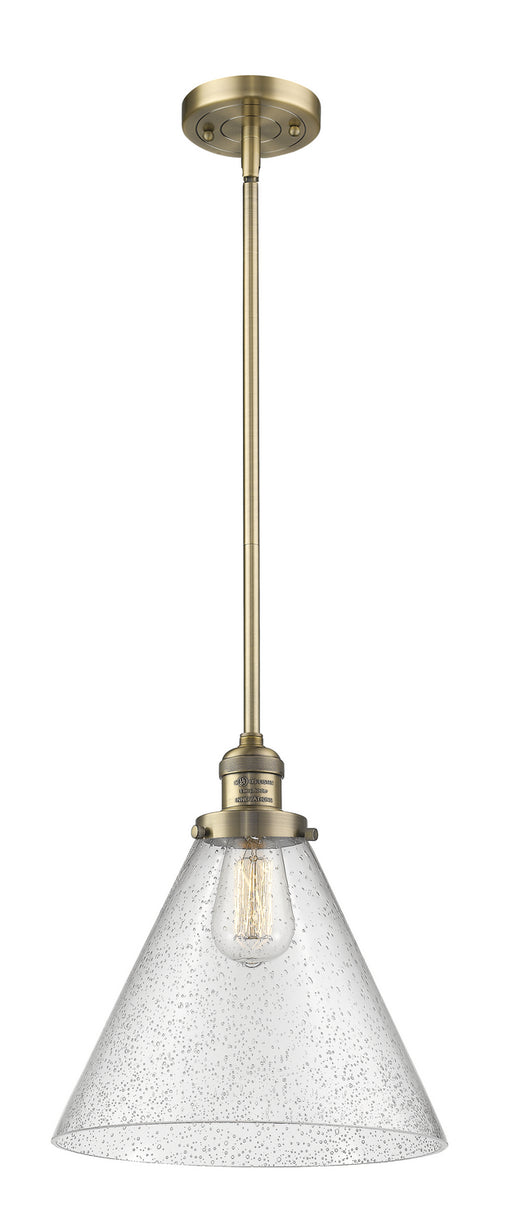 Innovations - 201S-BB-G44-L - One Light Mini Pendant - Franklin Restoration - Brushed Brass
