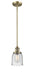 Innovations - 201S-BB-G54-LED - LED Mini Pendant - Franklin Restoration - Brushed Brass
