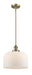 Innovations - 201S-BB-G71-L-LED - LED Mini Pendant - Franklin Restoration - Brushed Brass