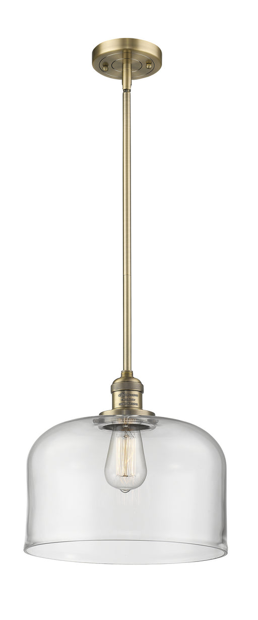 Innovations - 201S-BB-G72-L - One Light Mini Pendant - Franklin Restoration - Brushed Brass