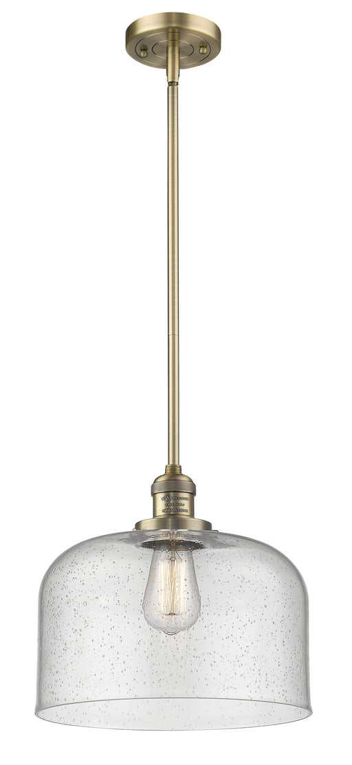 Innovations - 201S-BB-G74-L-LED - LED Mini Pendant - Franklin Restoration - Brushed Brass