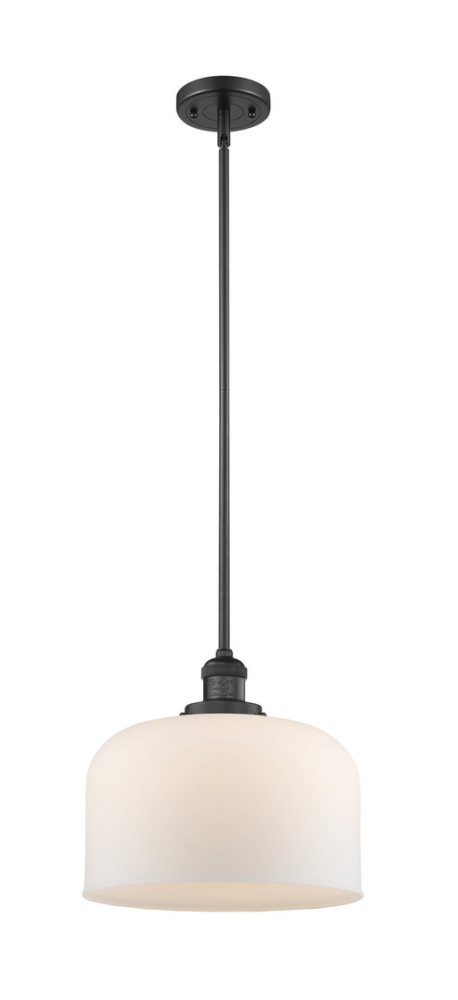 Innovations - 201S-BK-G71-L-LED - LED Mini Pendant - Franklin Restoration - Matte Black