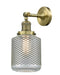 Innovations - 203-AB-G262 - One Light Wall Sconce - Franklin Restoration - Antique Brass