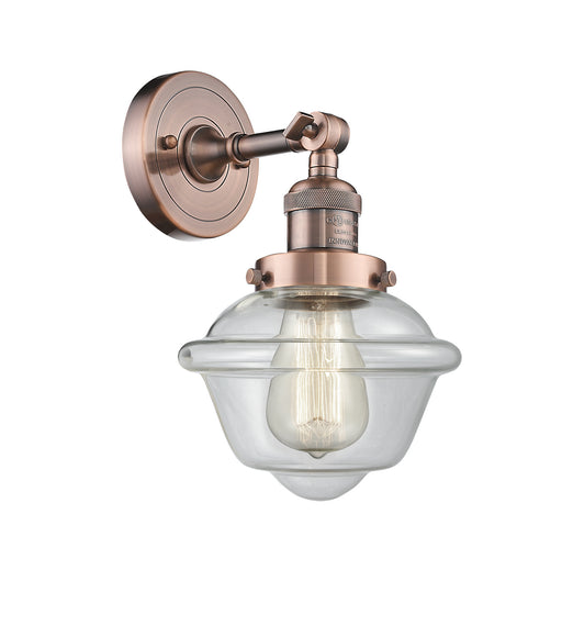 Innovations - 203-AC-G532 - One Light Wall Sconce - Franklin Restoration - Antique Copper