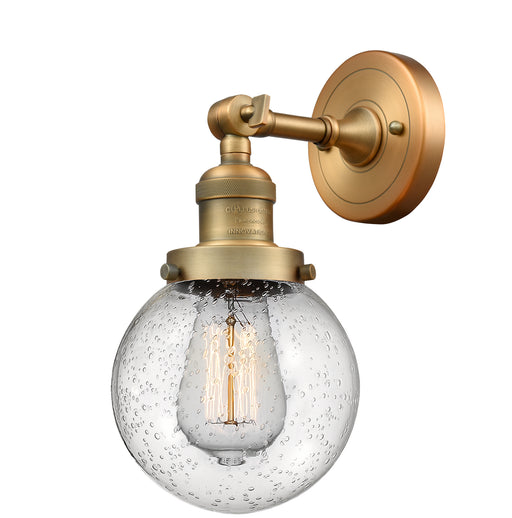 Innovations - 203-BB-G204-6-LED - LED Wall Sconce - Franklin Restoration - Brushed Brass
