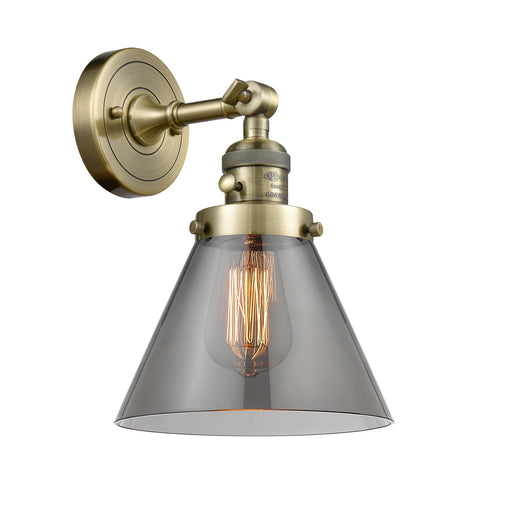 Innovations - 203SW-AB-G43-LED - LED Wall Sconce - Franklin Restoration - Antique Brass