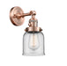 Innovations - 203SW-AC-G52 - One Light Wall Sconce - Franklin Restoration - Antique Copper