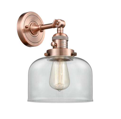 Innovations - 203SW-AC-G72 - One Light Wall Sconce - Franklin Restoration - Antique Copper
