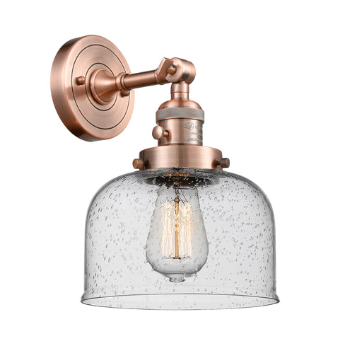 Innovations - 203SW-AC-G74 - One Light Wall Sconce - Franklin Restoration - Antique Copper