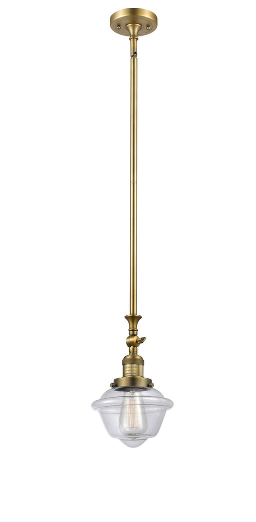 Innovations - 206-BB-G532 - One Light Mini Pendant - Franklin Restoration - Brushed Brass