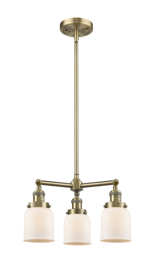 Innovations - 207-AB-G51-LED - LED Chandelier - Franklin Restoration - Antique Brass