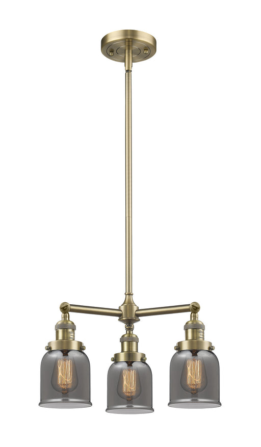 Innovations - 207-AB-G53-LED - LED Chandelier - Franklin Restoration - Antique Brass