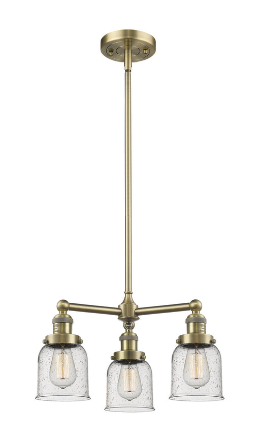 Innovations - 207-AB-G54-LED - LED Chandelier - Franklin Restoration - Antique Brass