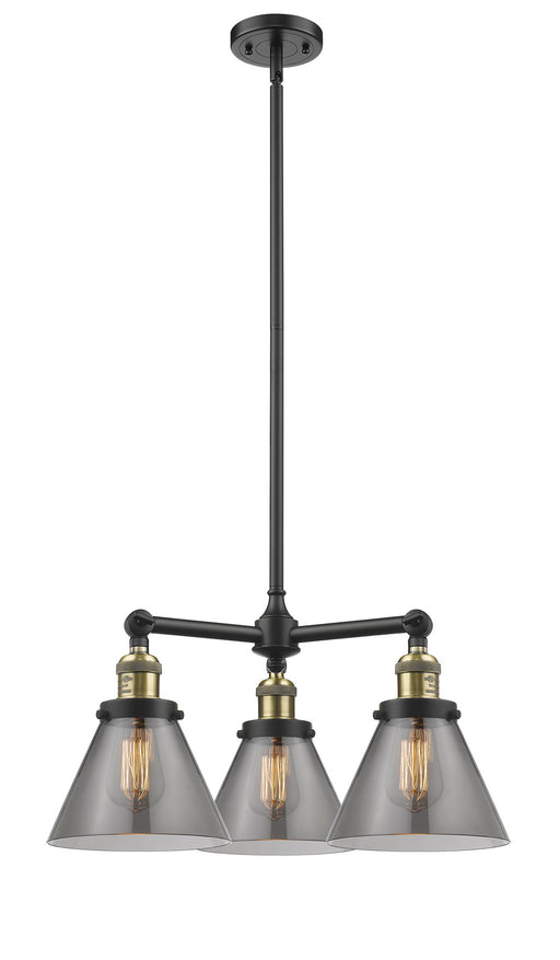 Innovations - 207-BAB-G43-LED - LED Chandelier - Franklin Restoration - Black Antique Brass