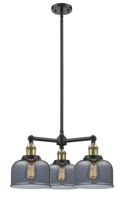Innovations - 207-BAB-G73-LED - LED Chandelier - Franklin Restoration - Black Antique Brass