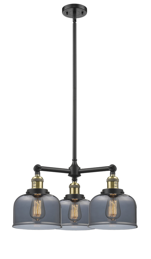 Innovations - 207-BAB-G73-LED - LED Chandelier - Franklin Restoration - Black Antique Brass