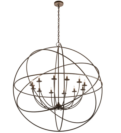 Meyda Tiffany - 204082 - 12 Light Chandelier - Atom Enerjisi - Oil Rubbed Bronze