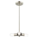 Livex Lighting - 51133-91 - Three Light Mini Chandelier - Copenhagen - Brushed Nickel