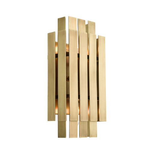 Livex Lighting - 52041-08 - Two Light Wall Sconce - Greenwich - Natural Brass