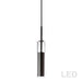 Dainolite Ltd - LUN-1LEDP-BK - LED Pendant - Luna - Black