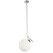 Dainolite Ltd - ORN-141P-PC-WH - One Light Pendant - Orion - Polished Chrome