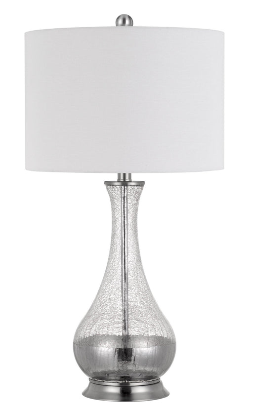 Cal Lighting - BO-2818TB-2 - Two Light Table Lamp - Potenza - Glass/Brushed Steel