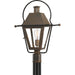 Quoizel - RO9018IZ - One Light Outdoor Post Mount - Rue De Royal - Industrial Bronze