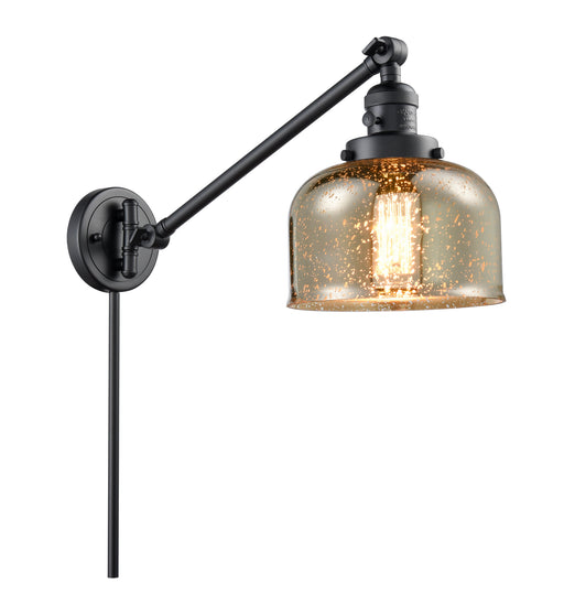 Innovations - 237-BK-G78 - One Light Swing Arm Lamp - Franklin Restoration - Matte Black