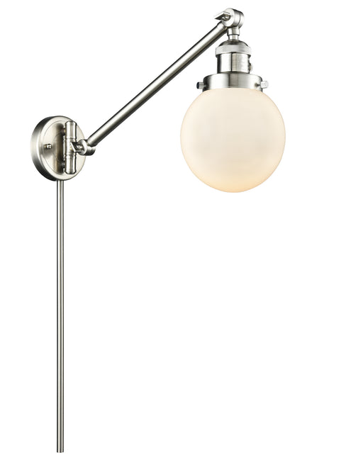 Innovations - 237-SN-G201-6 - One Light Swing Arm Lamp - Franklin Restoration - Brushed Satin Nickel