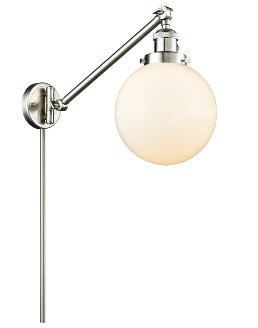 Innovations - 237-SN-G201-8 - One Light Swing Arm Lamp - Franklin Restoration - Brushed Satin Nickel