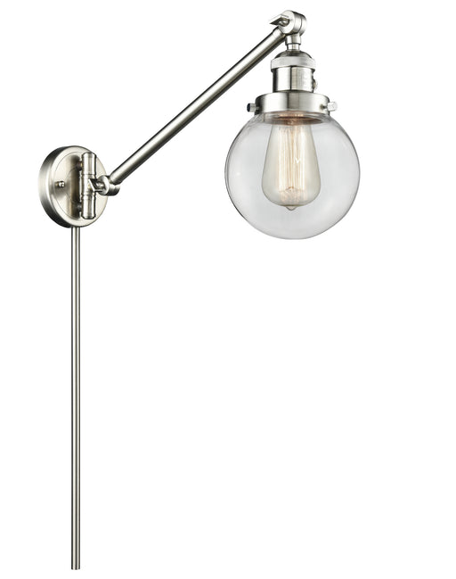 Innovations - 237-SN-G202-6 - One Light Swing Arm Lamp - Franklin Restoration - Brushed Satin Nickel