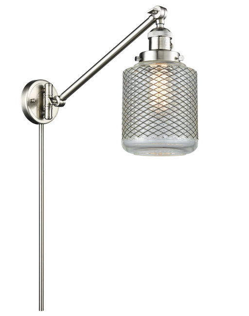 Innovations - 237-SN-G262 - One Light Swing Arm Lamp - Franklin Restoration - Brushed Satin Nickel