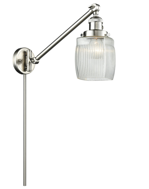 Innovations - 237-SN-G302 - One Light Swing Arm Lamp - Franklin Restoration - Brushed Satin Nickel