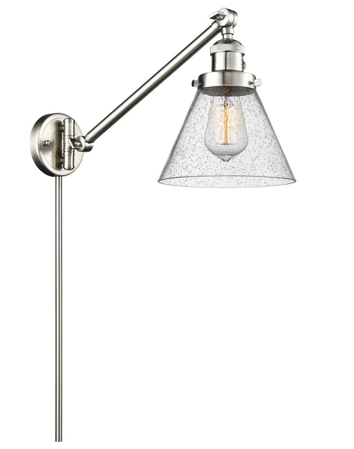 Innovations - 237-SN-G44 - One Light Swing Arm Lamp - Franklin Restoration - Brushed Satin Nickel