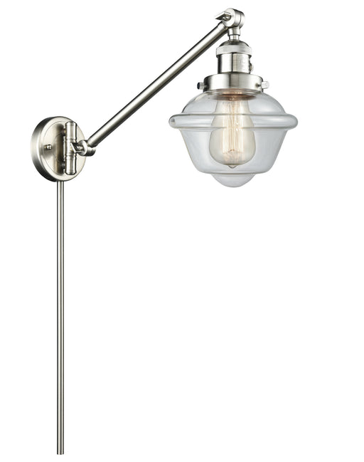 Innovations - 237-SN-G532 - One Light Swing Arm Lamp - Franklin Restoration - Brushed Satin Nickel