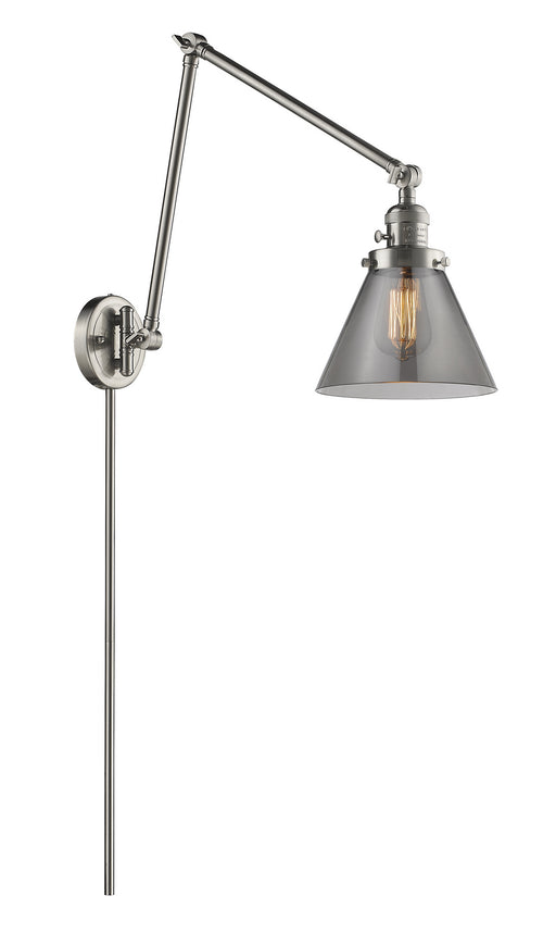Innovations - 238-SN-G43 - One Light Swing Arm Lamp - Franklin Restoration - Brushed Satin Nickel