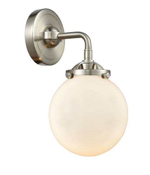 Innovations - 284-1W-SN-G201-6 - One Light Wall Sconce - Nouveau - Brushed Satin Nickel