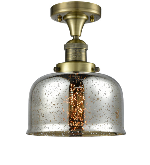 Innovations - 517-1CH-AB-G78-LED - LED Semi-Flush Mount - Franklin Restoration - Antique Brass
