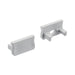 Kichler - 1TEE1STSFSSIL - Tape Extrusion End Cap 5 Pair - Ils Te Series - Silver