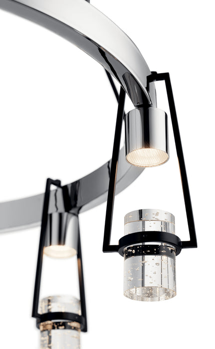LED Chandelier from the Ayse collection in Chrome finish