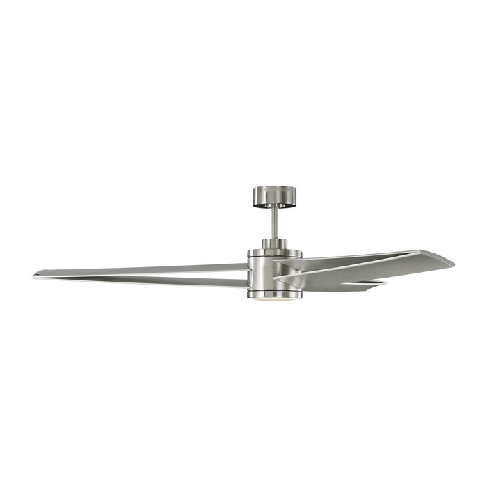 60``Ceiling Fan from the Armstrong collection in Brushed Steel finish