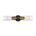 Millennium - 2412-MB/HBZ - Two Light Vanity - None - Matte Black/Heirloom Bronze