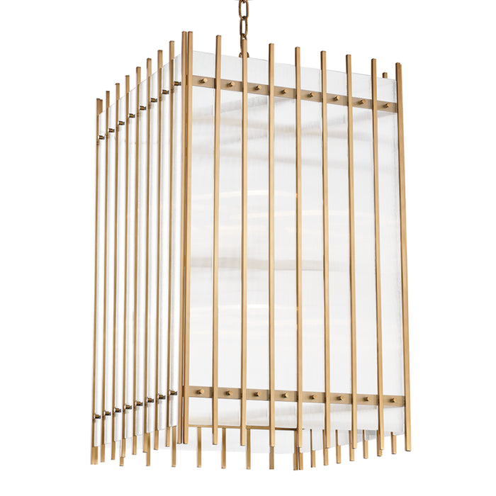 Hudson Valley - 7519-AGB - Eight Light Pendant - Wooster