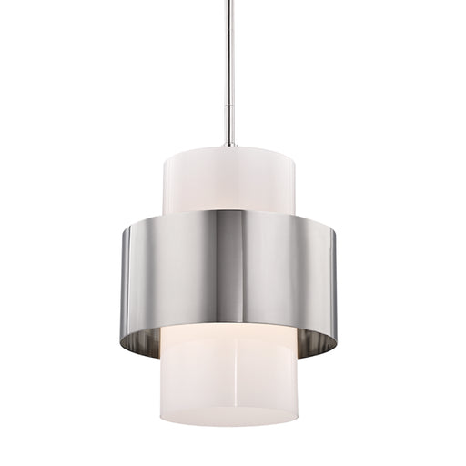 Hudson Valley - 8615-PN - One Light Pendant - Corinth - Polished Nickel