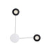 ET2 - E23172-BKWT - LED Wall Sconce - Orbital - Black / White