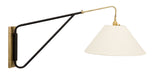 House of Troy - WS731-ABBLK - One Light Wall Sconce - Wall Swing Arm - Antique Brass With Black