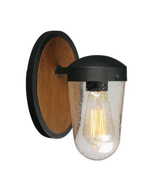 Maxim - 30011CDAPBK - One Light Outdoor Wall Lantern - Lido - Antique Pecan / Black