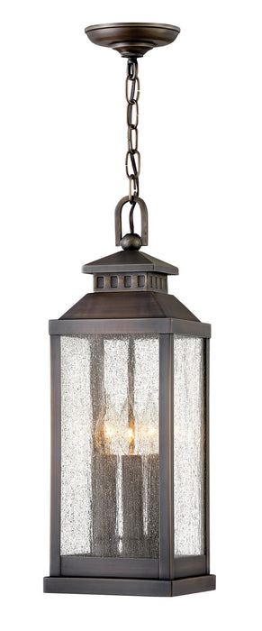 Hinkley - 1182BLB - Three Light Outdoor Lantern - Revere - Blackened Brass